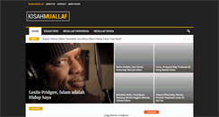 Desktop Screenshot of kisahmuallaf.com
